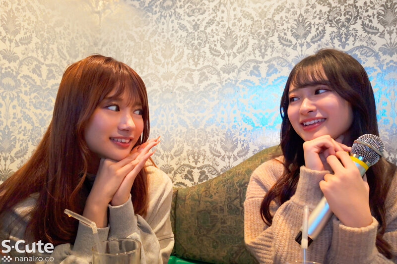 私服での会話シーン